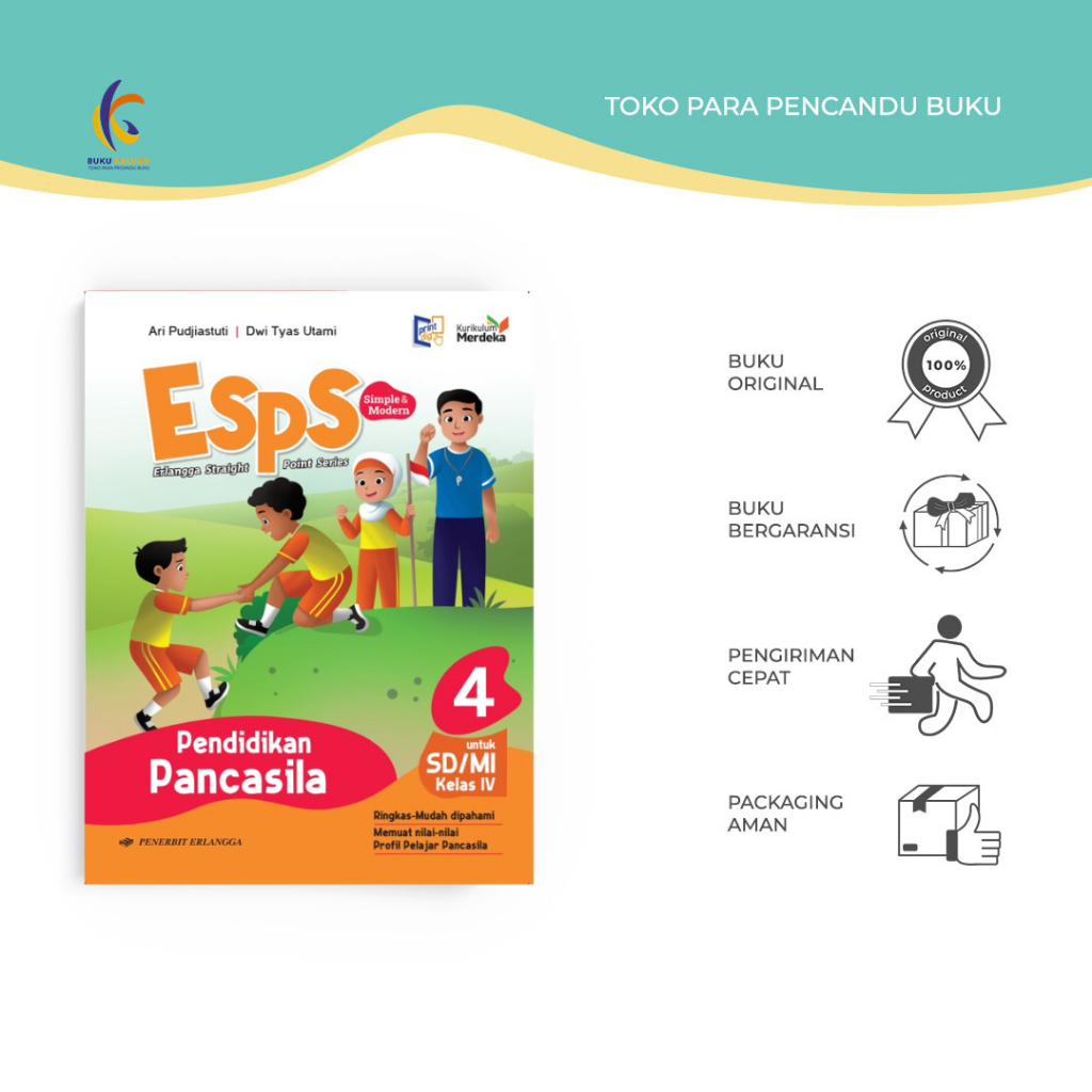 Jual Buku Pelajaran - ESPS Pendidikan Pancasila Untuk SD/MI Kelas IV Jl ...