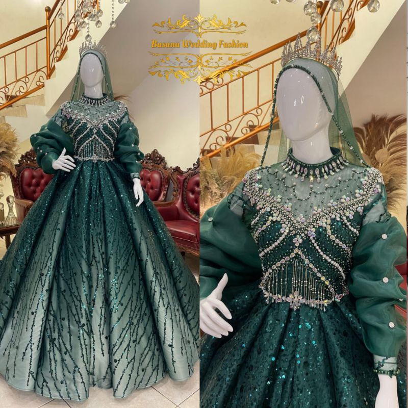 Gaun pengantin mewah