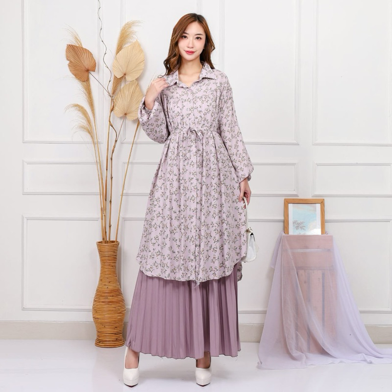 Jual STELAN ROK RAYON JUMBO MIX ROK PLISKET SETROK MOTIF BUNGA FLORAL ...