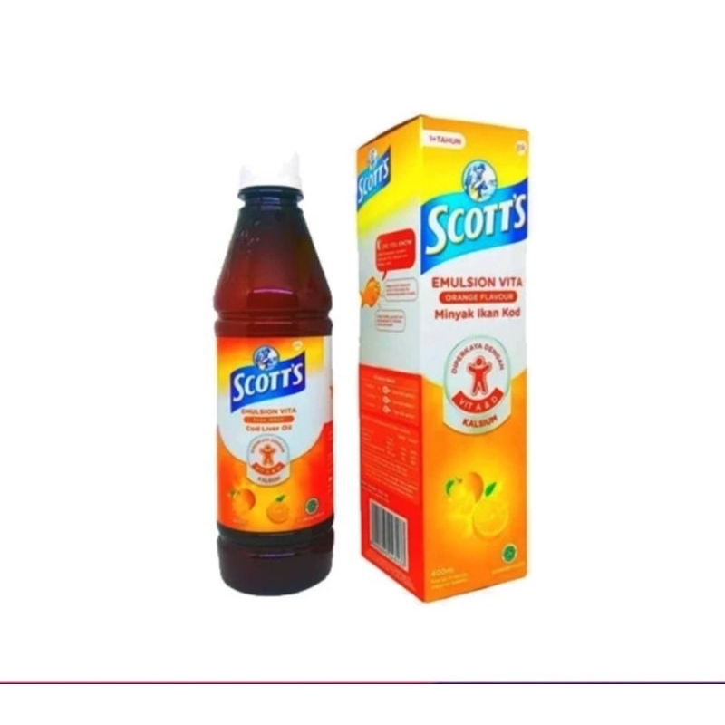Jual Scott Emulsion 400ml Rasa Jeruk | Shopee Indonesia
