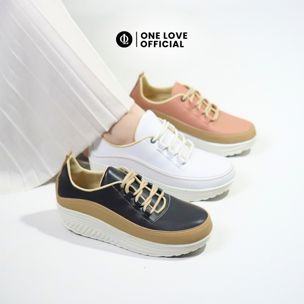 Jual ONE LOVE CAROL WEDGES SEPATU WEDGES WANITA Shopee Indonesia