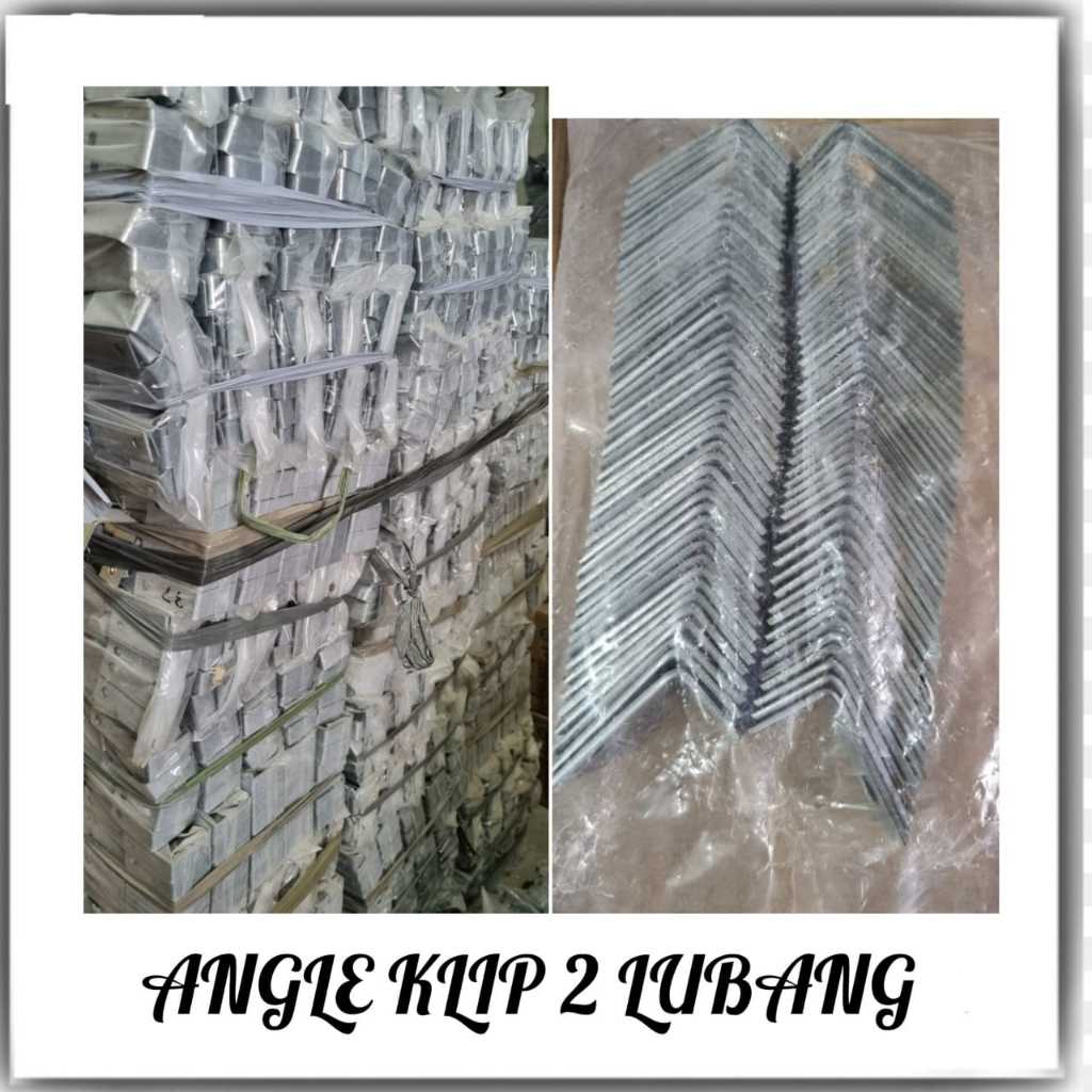Jual SIKU L RAMSET//ANGLE CLIP/TEBAL//TIPIS//1 LUBANG//2LUBANG//HARGA ...