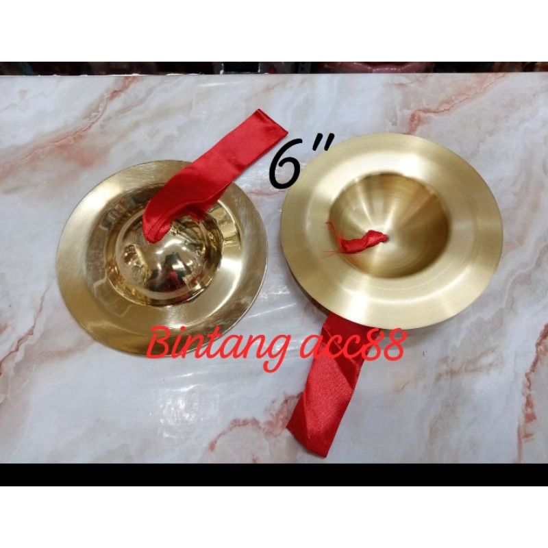 Jual Alat musik ceng - ceng / Ting - Ting - kuningan - 6inch | Shopee