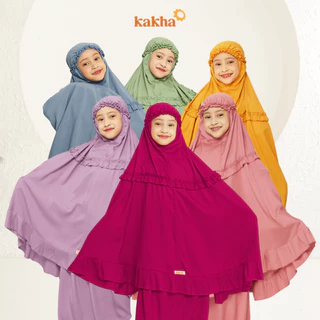 Kakha - Mukena Anak Basic Polos (1-9 Tahun) / Mukena Rayon / Mukena balita / Mukena Anak Polos