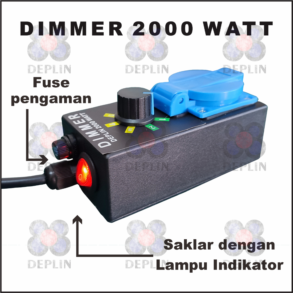 Jual Dimmer 2000 Watt AC Stop Kontak Kuningan Pengatur Kecepatan ...