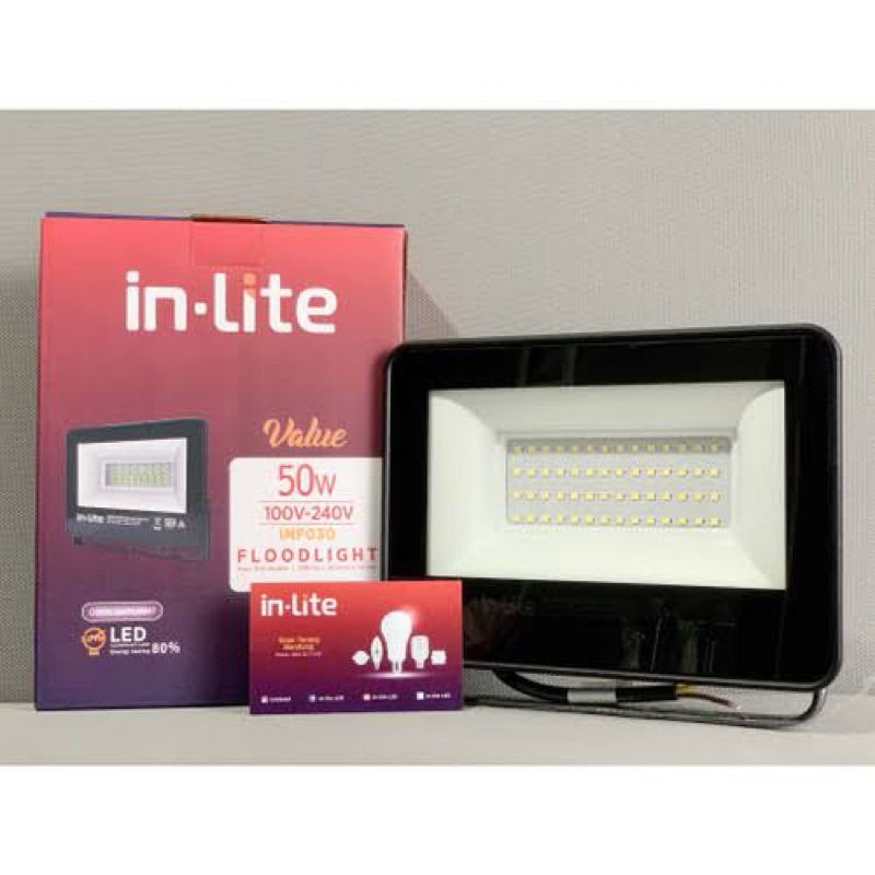 Jual Inlite Sorot INF030 Value Flood Light Sorot 10w 20w 30w 50w 100w ...