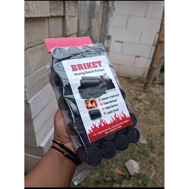 Jual Arang Briket Batok Kelapa (Ori Batok Kelapa tanpa campuran Kayu ...
