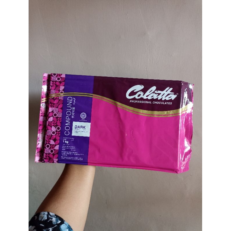 Jual COLATTA Dark Chocolate Compound DCC 1kg/Coklat Batang | Shopee ...