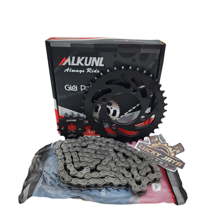 Jual Girset Gearset Chainkit Gear Gir set Rantai Paket Jupiter Mx New ...