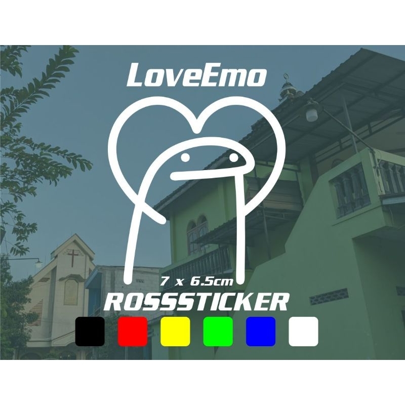 Jual sticker stick custom lucu, loveemo sticker cutting custom | Shopee ...