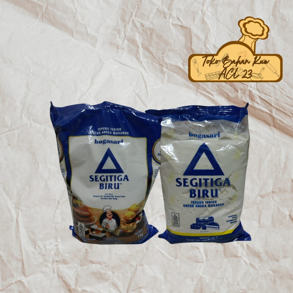 Jual Tepung Segitiga Biru Premium & Ekonomis/Tepung Terigu Segitiga ...