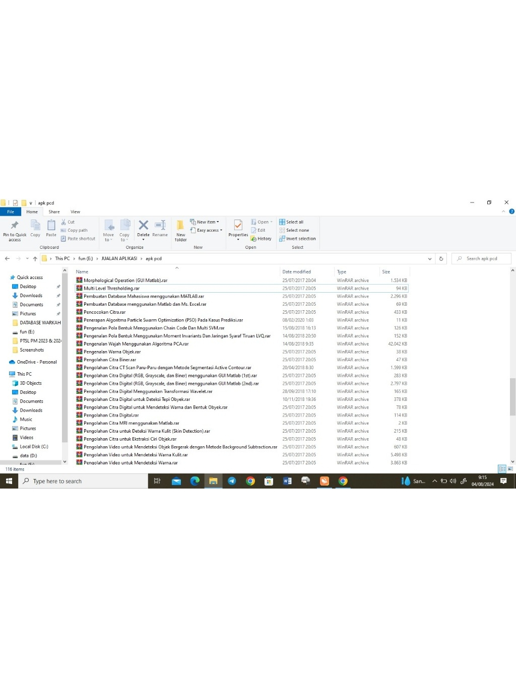Jual Kumpulan Aplikasi Source Code /Coding Pengolahan Citra Digital ...