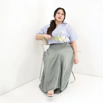 Rok Jumbo Plisket Mayung Rok Plisket Jumbo Plisket Premium Pleated Skirt