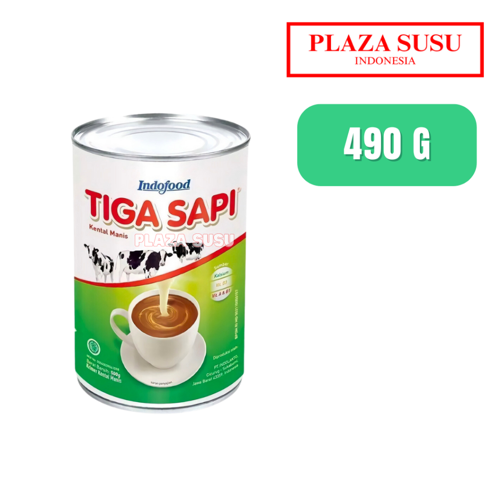 Jual CAP TIGA SAPI KENTAL MANIS SUSU KRIMER TIGASAPI KALENG 490G ...