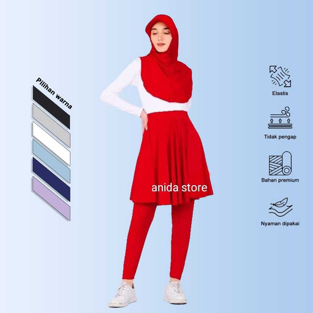 Jual Rok Lagging High Quality premium Skirt Legging Rok Olahraga Wanita ...
