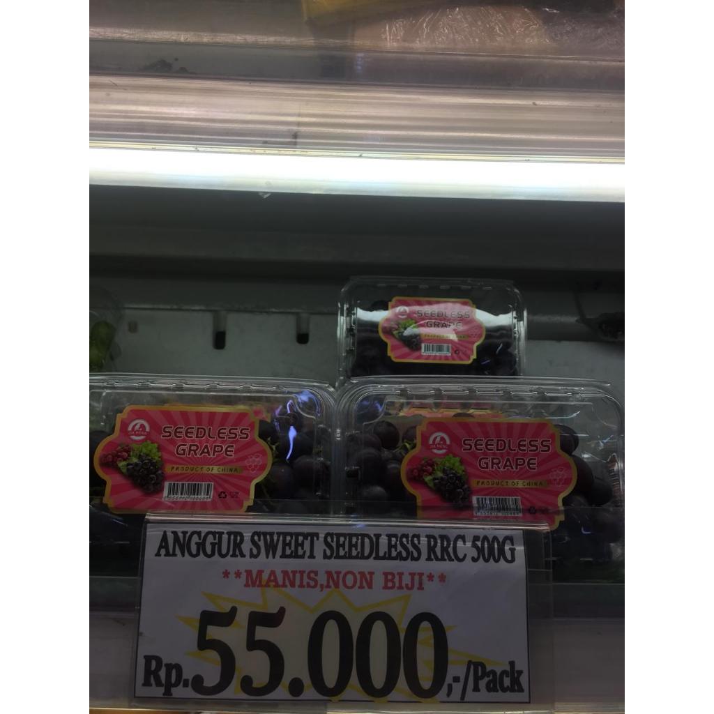 Jual ANGGUR SWEET SEEDLESS RRC 500G | Shopee Indonesia