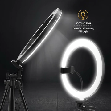 INBEX Ring Light 26CM HP Holder Ringlight Makeup Muka Dimmable Ring Lamps Photo Studio Tools