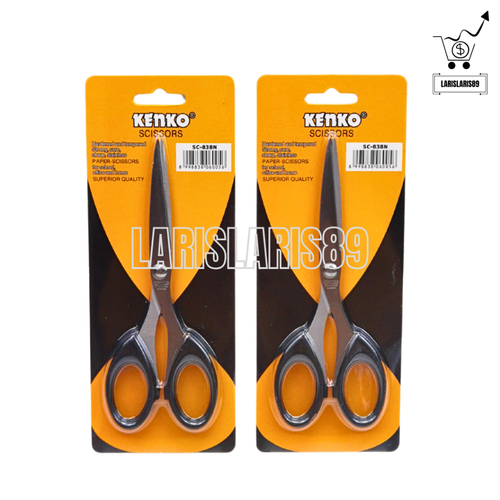 Jual Gunting Kenko SC-838 Sedang Kertas - Medium Stainless Steel ...
