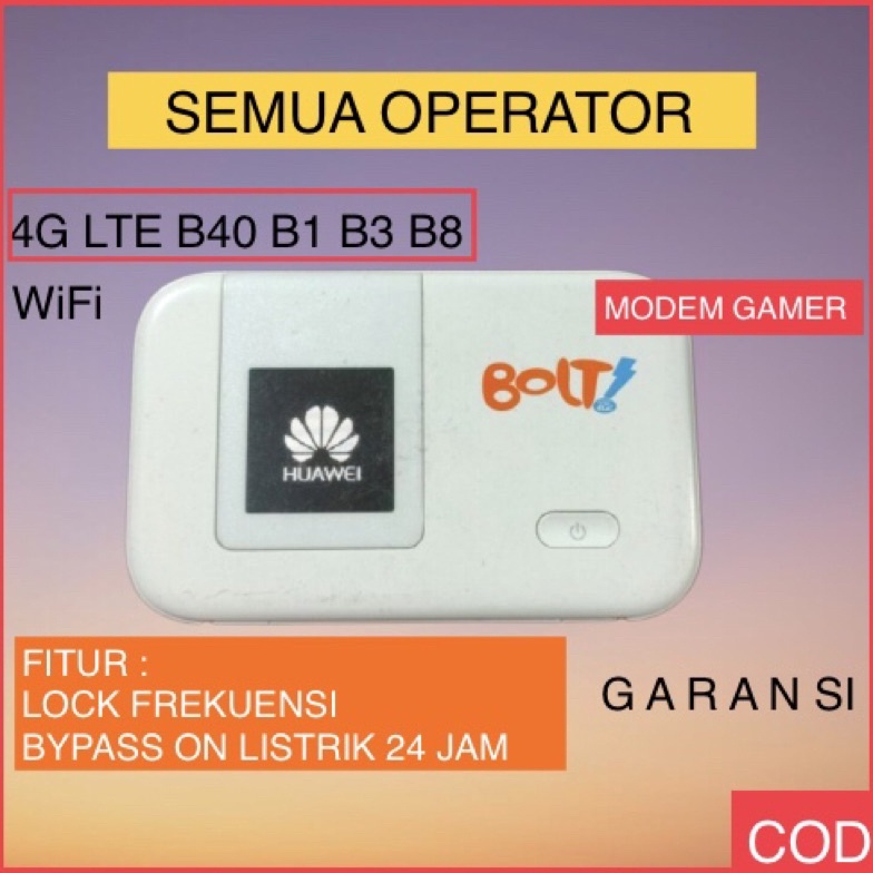 Jual KODE D89B Modem Wifi 4G Mifi Huawei E5372s E5372 5372 Bolt Slim 1 ...