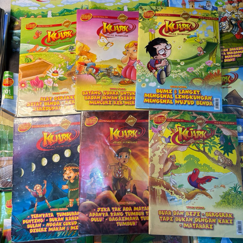 Jual Komik Sains Kuark Level 1 Tahun 8 (Edisi 1-12) | Shopee Indonesia