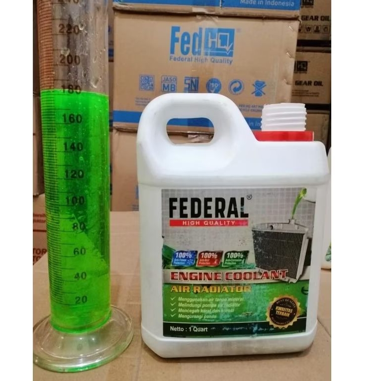 Jual air radiator Federal HiGH QUALITY 1LITER | Shopee Indonesia