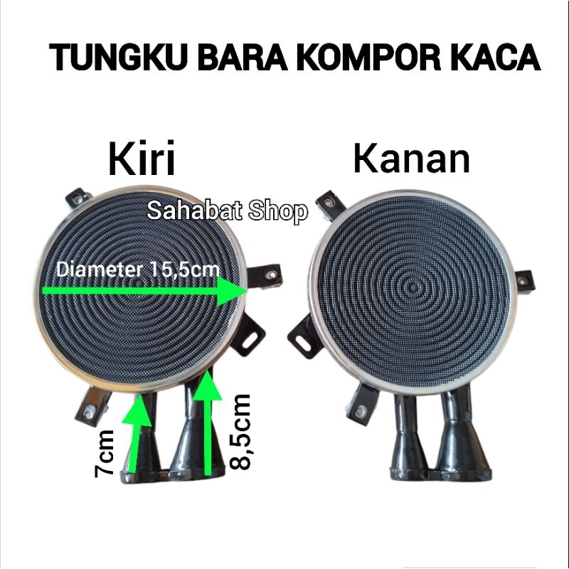 Jual TUNGKU BARA API UNTUK KOMPOR GAS KACA UNIVERSAL / BARA INFRARED ...