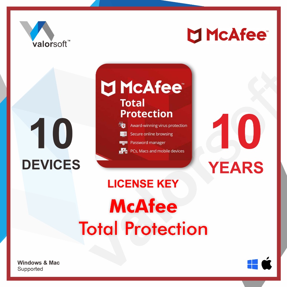 Jual MCAFEE TOTAL PROTECTION ANTIVIRUS PC ANTIVIRUS MAC ORIGINAL 1 ...