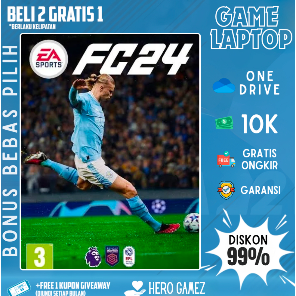 Jual FIFA 2024 FC 24 EMULATOR GAME LINK DOWNLOAD GAME PC GAME