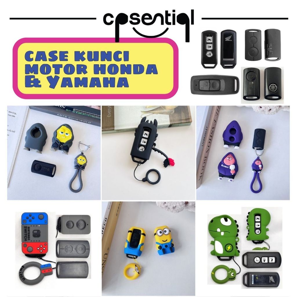 Jual NEW FREE GANTUNGAN Case Kunci Motor Honda Dan Yamaha Keyless