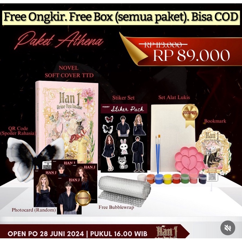 Jual KODE U85S Free All Photocard Novel HAN J Drive You Insane HAN JEAN ...