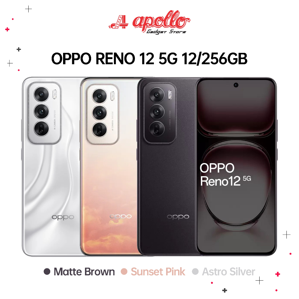 Jual Oppo Reno 12 5G 12/256GB Garansi Resmi Indonesia | Shopee Indonesia