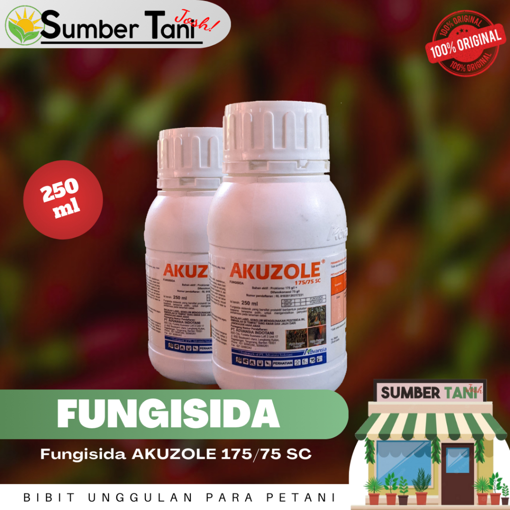 Jual Fungisida Akuzole 175 / 75 Sc Kemasan 250ml | Shopee Indonesia