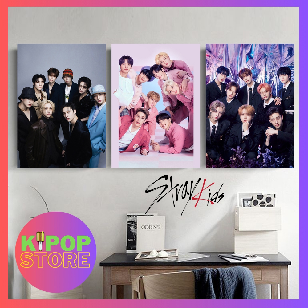 Jual KS Hiasan Dinding Kayu Stray Kids Poster Kamar K-POP I Pajangan ...