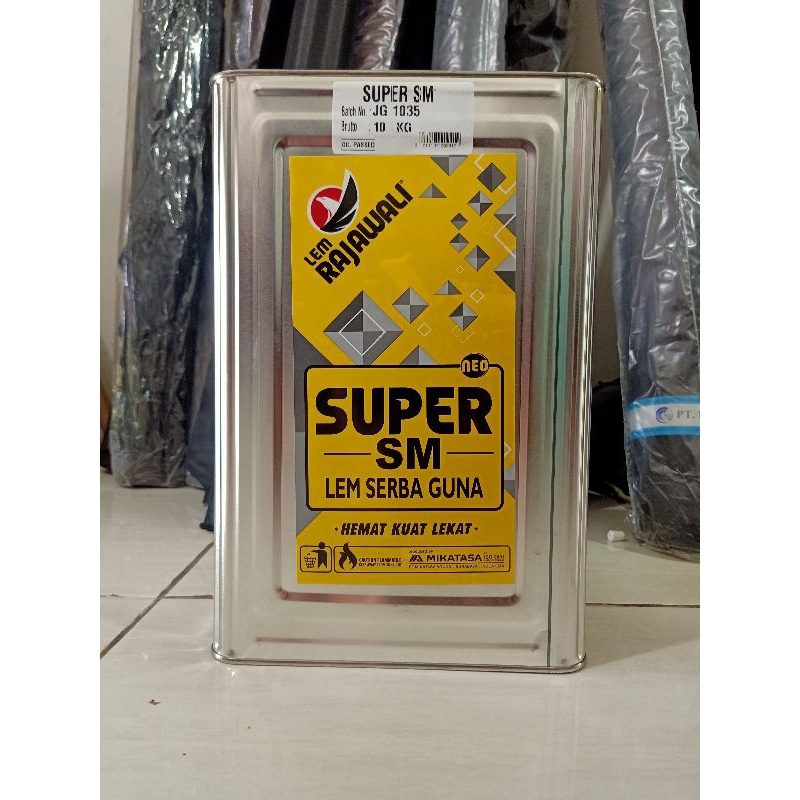 Jual Lem Super Sm Rajawali 10kg Lem kuning | Shopee Indonesia
