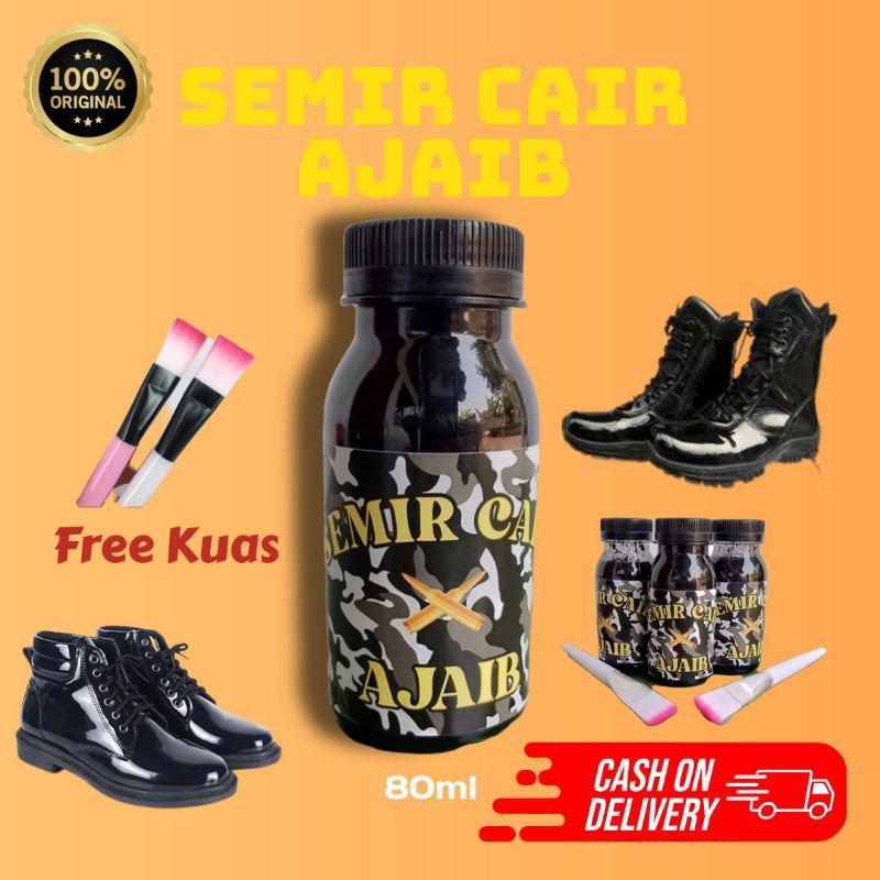 Jual Semir cair/Semir Sepatu/Semir Ajaib/Semir cair ajaib/Semir hitam ...