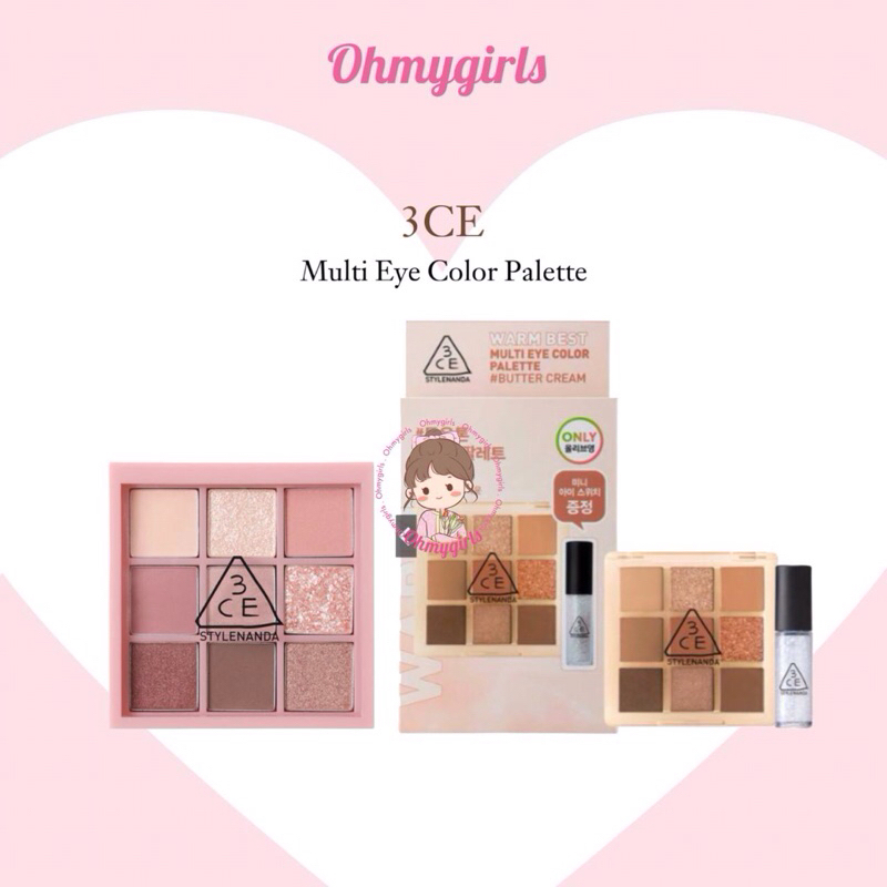 Jual (LAST STOCK) 3CE - MULTI EYE COLOR PALETTE | Shopee Indonesia