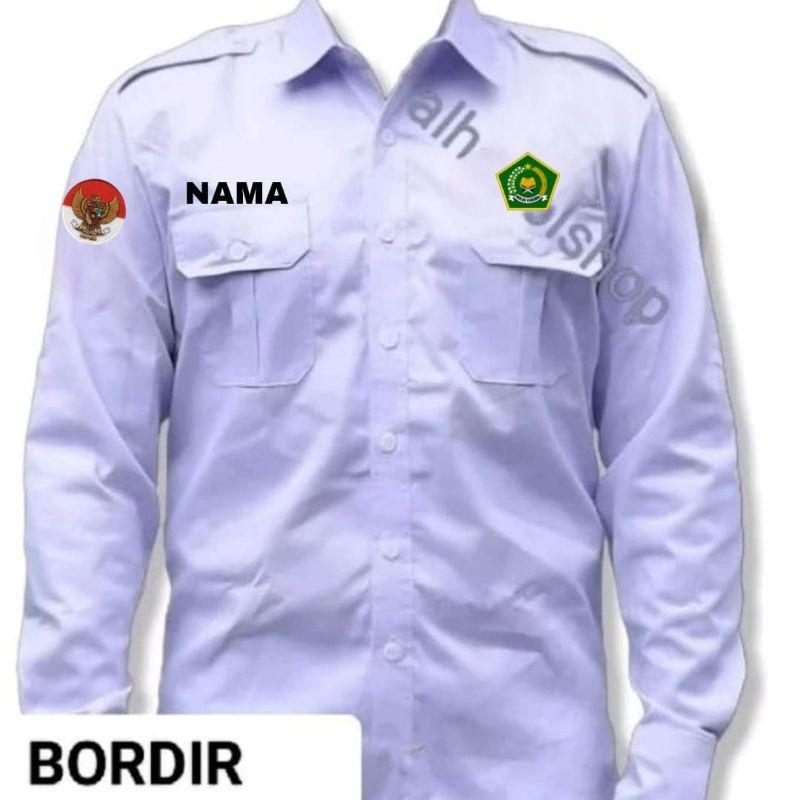 Jual kemeja Kemenag baju kemenag seragam Kemenag Pdh kemenag kemeja ...