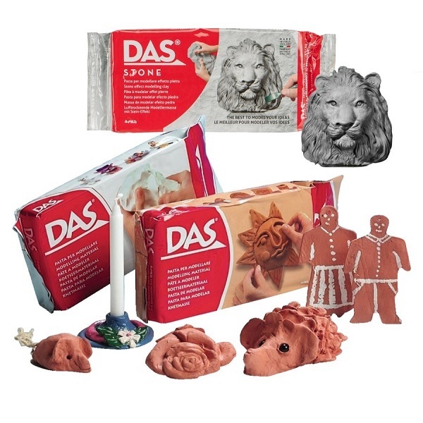 Jual DAS Modelling Clay 1000 GR 500GR / Tanah Liat 1 KG 500GR White ...