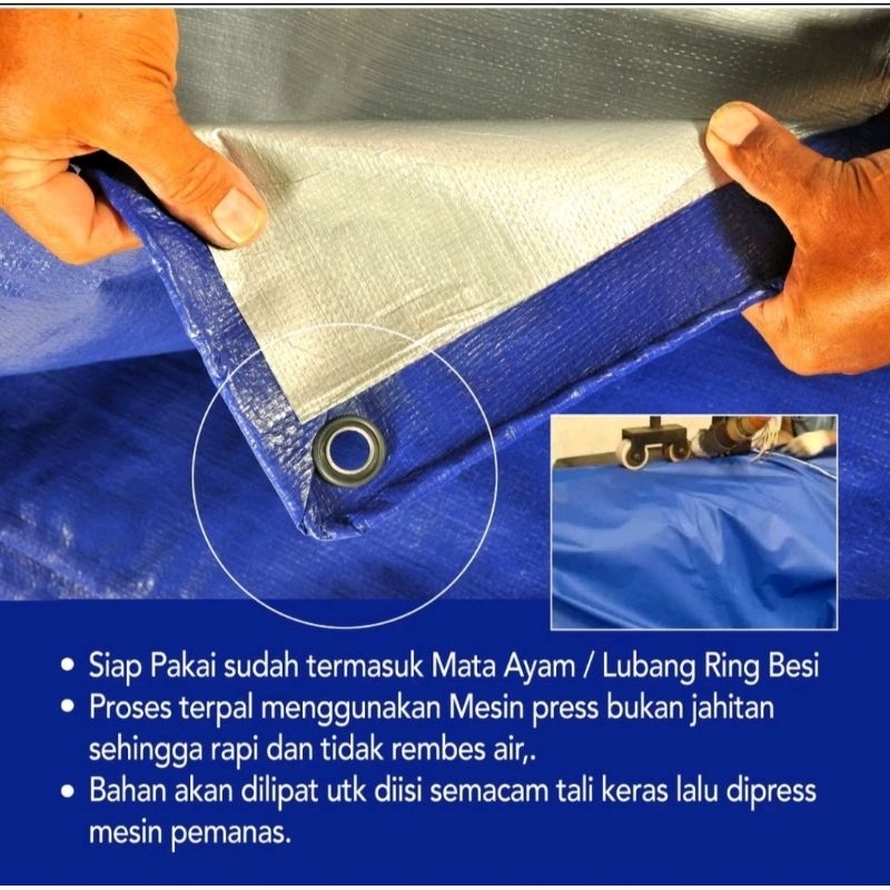 Jual TERPAL PLASTIK CAP GAJAH A5 4x6 meter TEBAL SEDANG GROSIR | Shopee ...