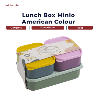 Indokurnia Lunch Box Minio Set American Colour