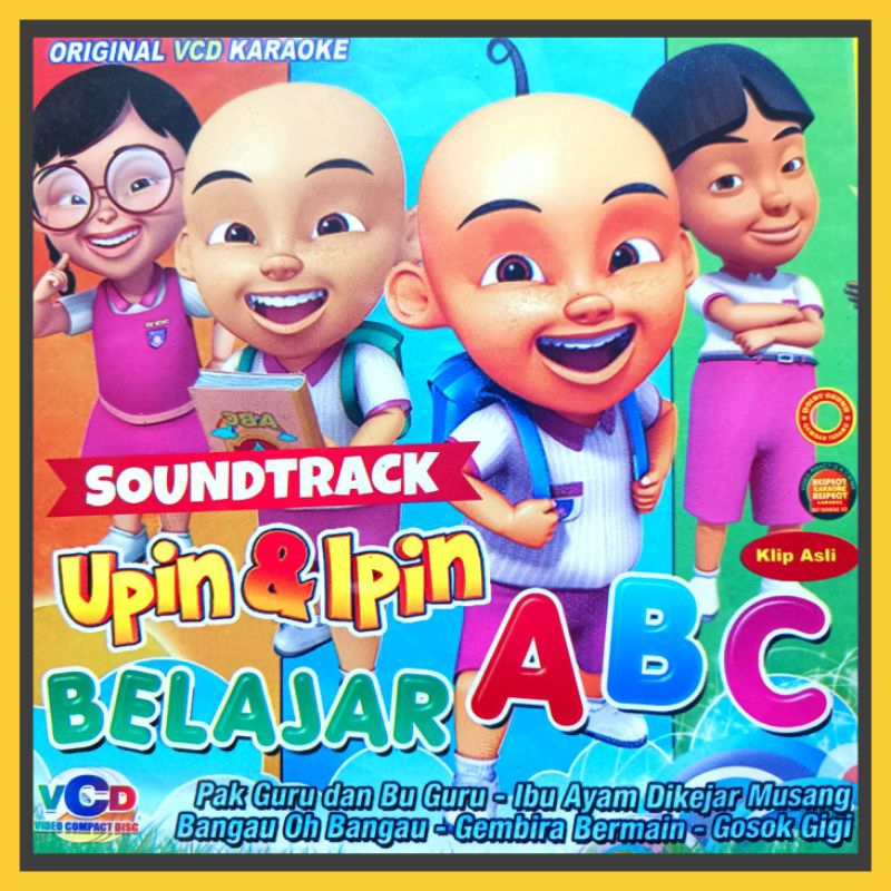 Jual Kaset VCD Musik 18 Lagu Anak Anak Versi UPIN & IPIN Belajar ...