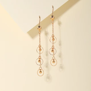 HYL JEWELRY COD anting titanium wanita emas muda anti karat dewasa tusuk korea asli panjang dan luntur korea style selamanya dewasa 501E