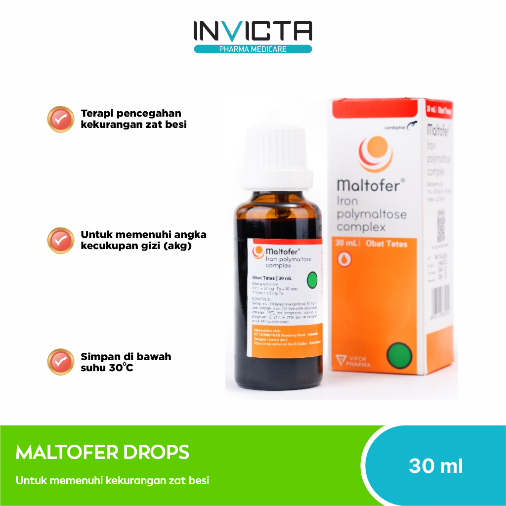Jual Maltofer Drops (Obat Anemia) - 30 ml | Shopee Indonesia