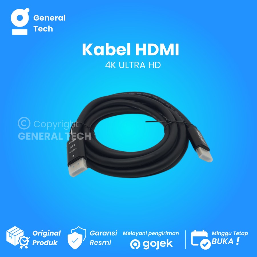 Jual Kabel HDMI 20 meter/30 meter/50 meter 4K Ultra HD Berbagai Ukuran ...