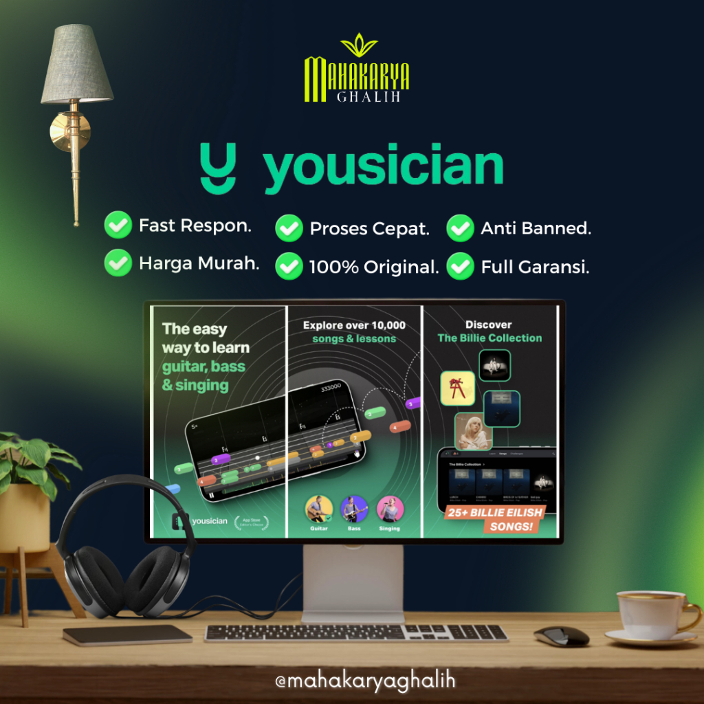 Jual Yousician Premium Belajar Musik dengan Seru dan Interaktif