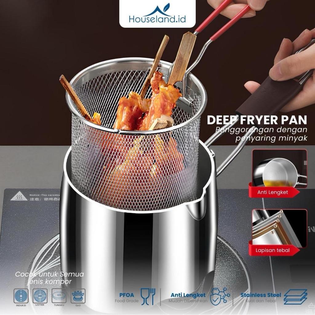 Jual Set Panci Deep Fry Penggorengan Deep Frying Stainless Steel Alat ...