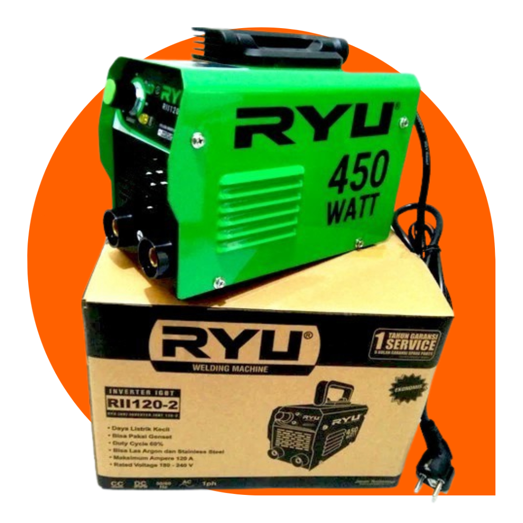 Jual MESIN LAS RYU MESIN LAS LISTRIK RYU RII 120-2 WELDING MACHINE 450 ...
