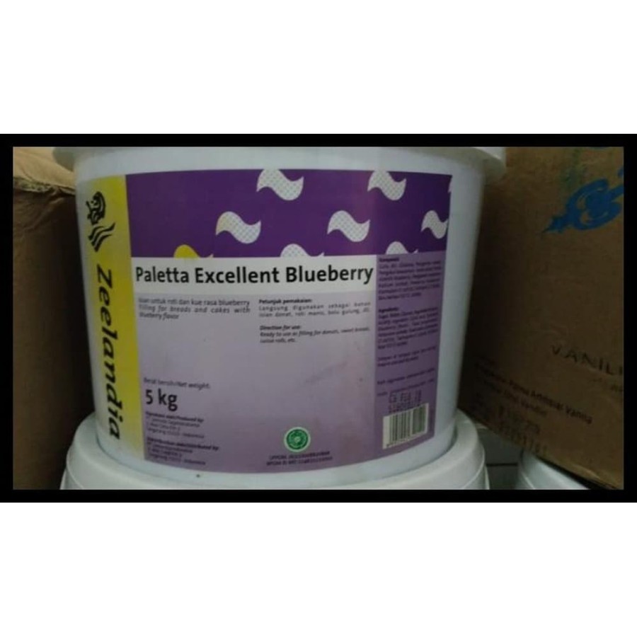 Jual Selai Paletta Excellent Blueberry - Zeelandia 5kg Gosend Only ...