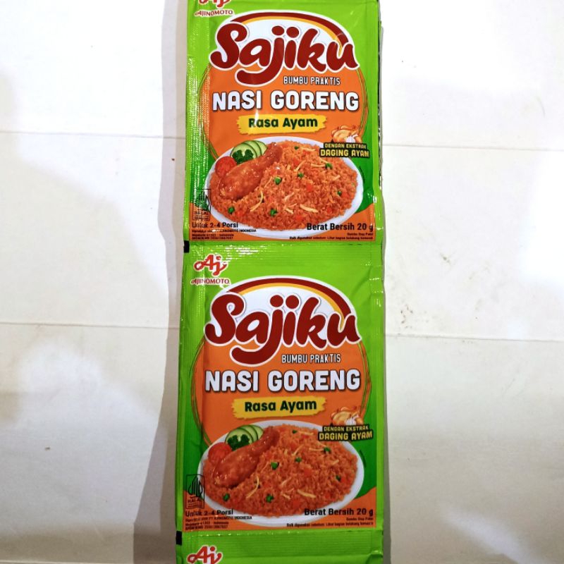 Jual SAJIKU Nasi Goreng Ayam sachet renteng renceng | Shopee Indonesia