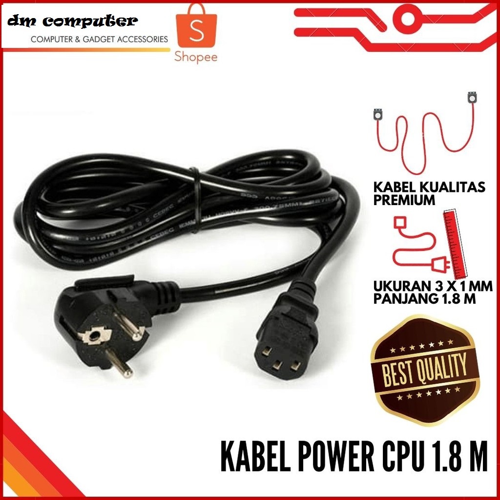 Jual Kabel Power CPU Aksesoris Komputer Murah Berkualitas - original1.8 ...
